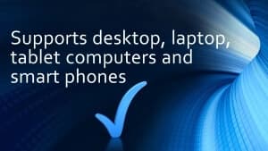 supports desktop laptop tablet computer and smart phones